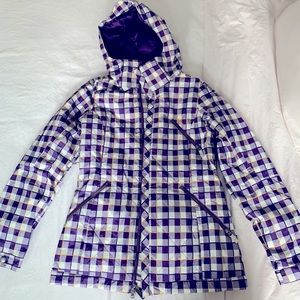 Burton snowboard jacket with hood, 7 M